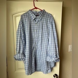 Van Heusen men’s plaid dress shirt. 3xl